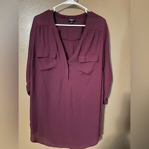 Torrid Deep Purple Blouse